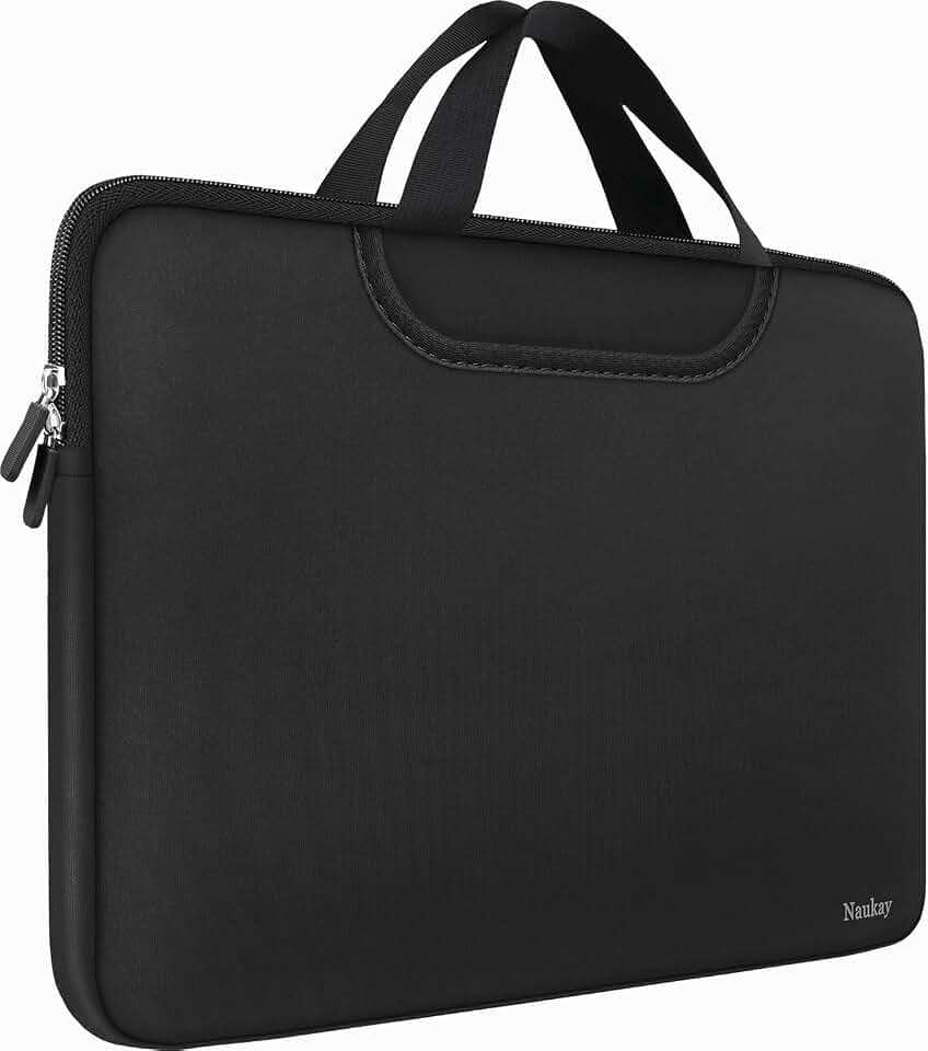 Laptop Sleeve 15.6 Inch, Durable Briefcase Handle Bag & with Extra Pockets