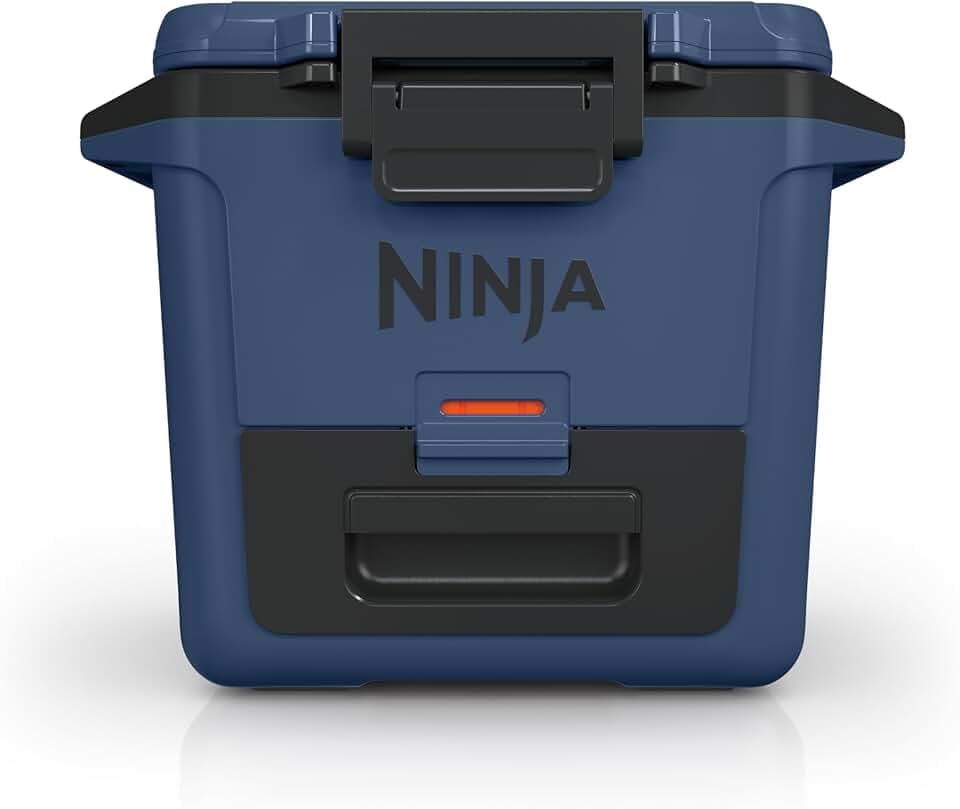 Ninja FrostVault 30qt Hard Cooler, Storage Drawer, Lakeshore Blue, FB131BL