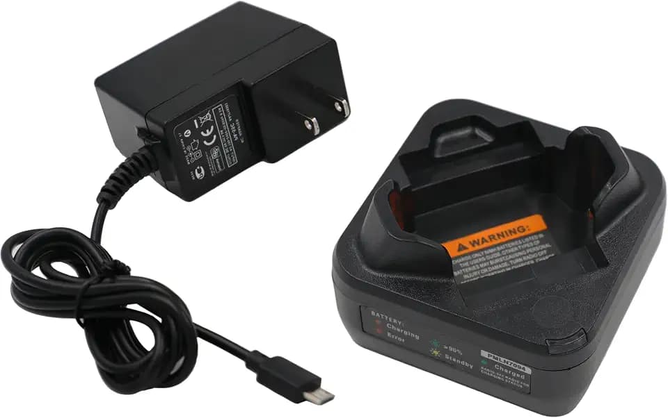 BT90 Battery Charger Compatible with Motorola SL300 DLR1060 DLR1020 BT60 SNN5819B HKNN4014A HKNN4013B Radio PMLN7109A Charger