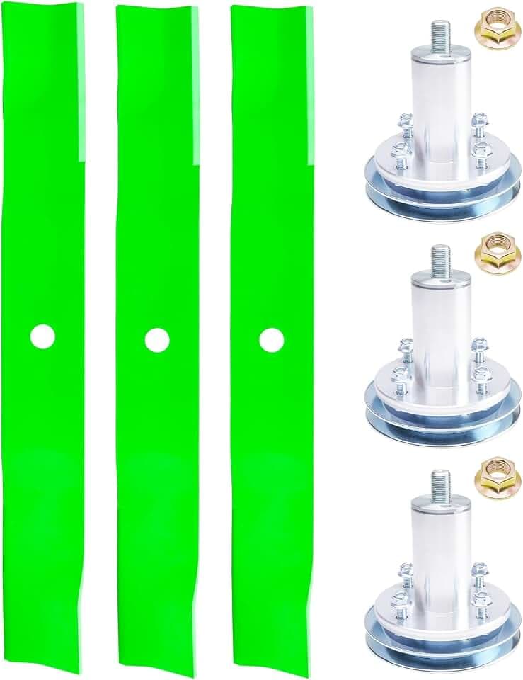 52 Inch Mower Deck Rebuild Fit for Ariens Ikon XL 52 Ikon X 52 Edge 52 Ikon XD 52 Gravely ZTX 52 ZT XL 52 ZT 52 Lawn Mower Includes 3 Spindles 51528000 3 Blades 04771200