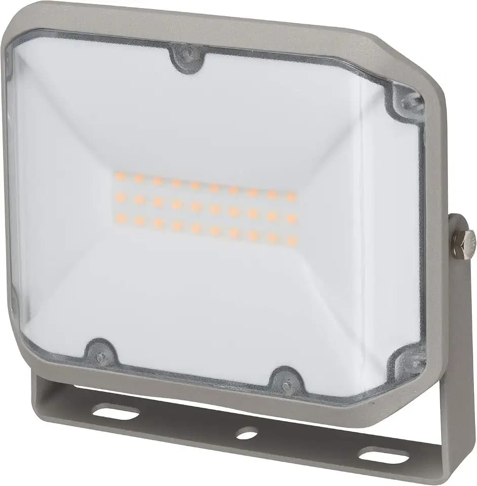 Brennenstuhl LED Strahler AL 2000 / LED Fluter für außen (LED-Außenstrahler zur Wandmontage, 20W, warmweißes Licht, IP44)