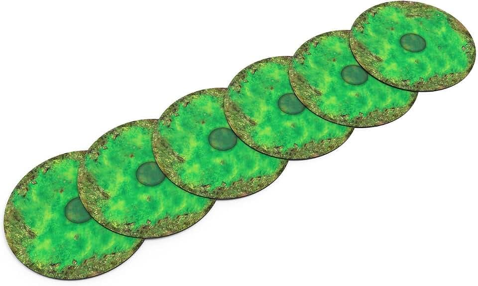 Rubber Zones Compatible with Warhammer 40k - Toxic
