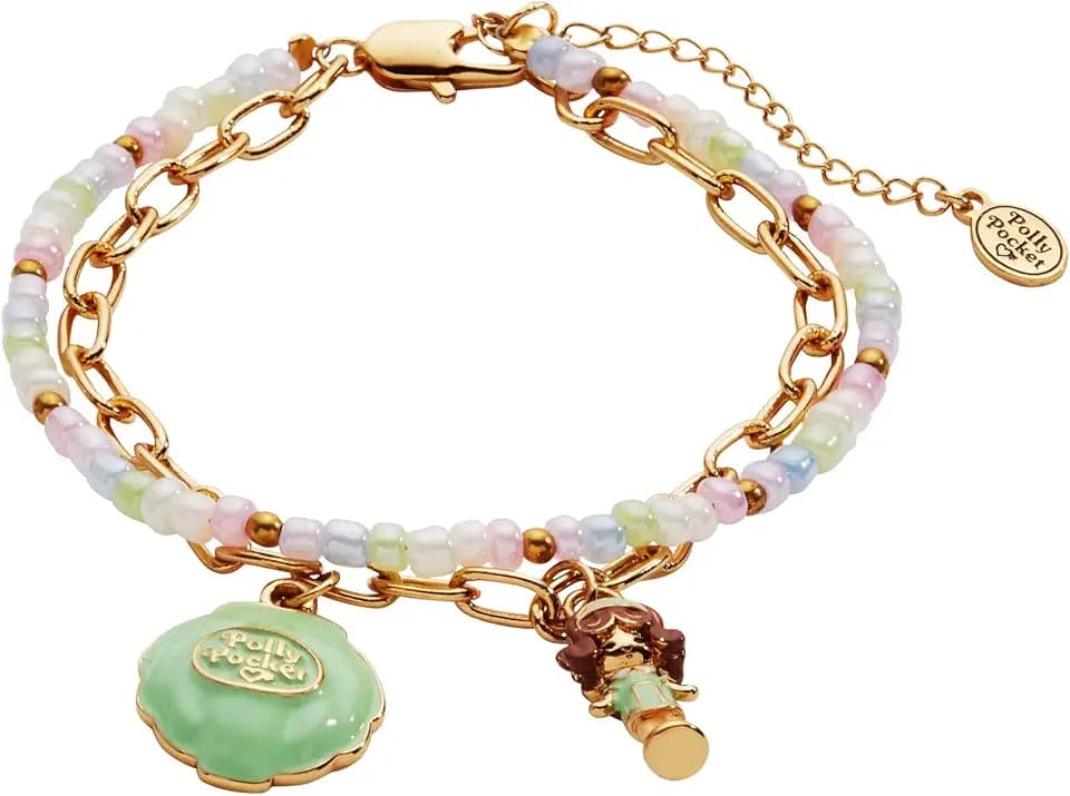 Alex and Ani Polly Pocket™ Jewelry – Nostalgic Enamel & Resin Charms, Adjustable Fit, Nickel-Free Finish