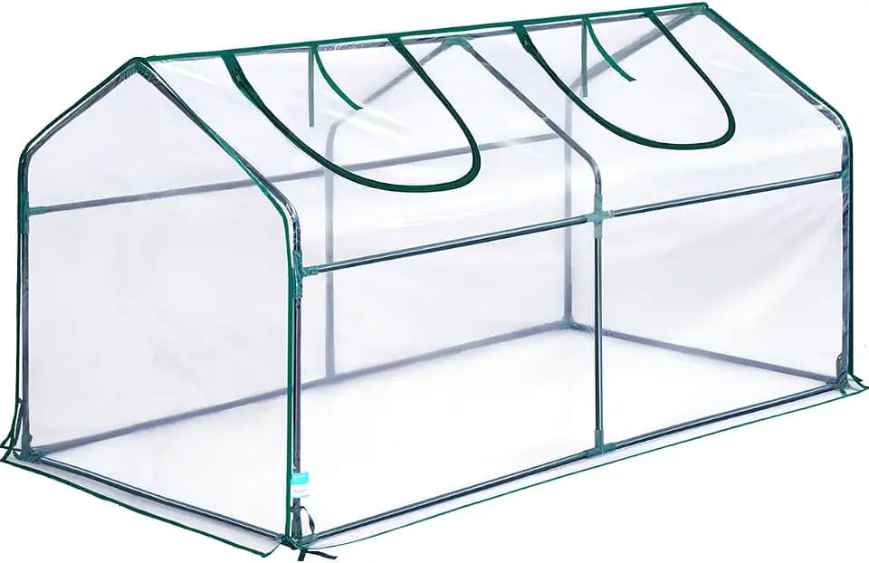 Quictent Mini Greenhouse for Indoor Outdoor, Portable Quick-Setup Tabletop