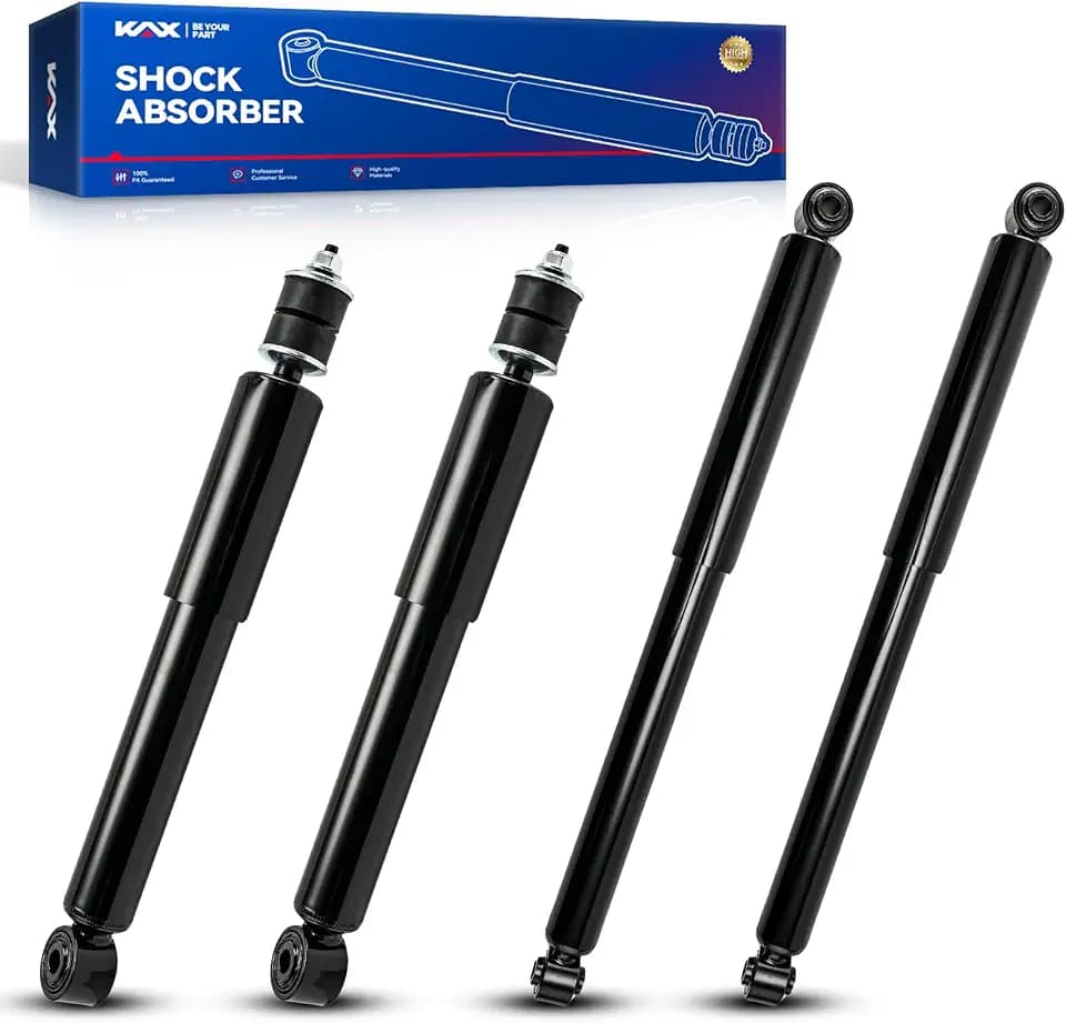 KAX Front Rear Struts for Ford 2005 2007-2011 2013-2016 F250 Super Duty/F350 Super Duty Front Rear Shocks Quick Complete Struts Assembly Set of 4, Replace 344370 * 2 349146 * 2