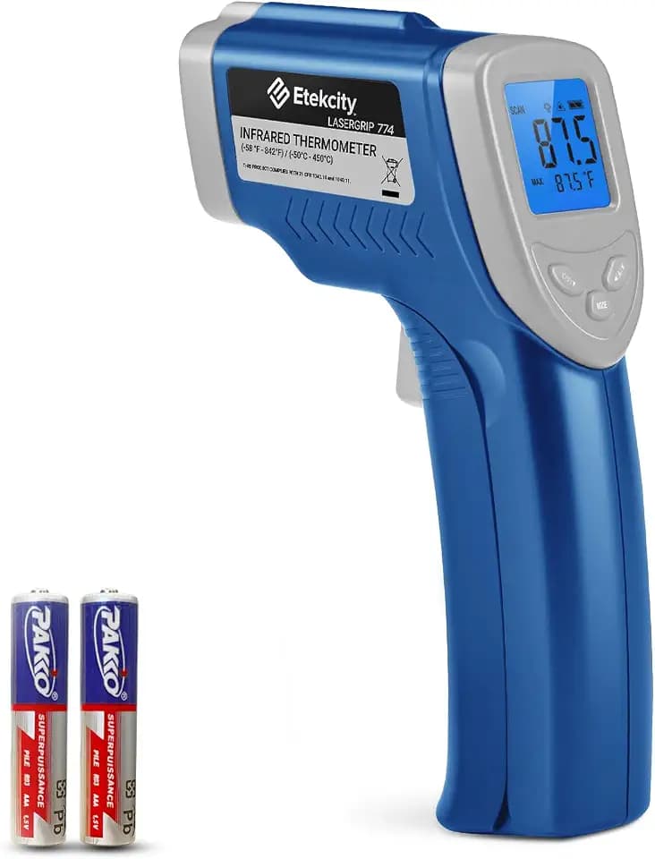 Etekcity Infrared Thermometer Laser Temperature Gun 774, Blue