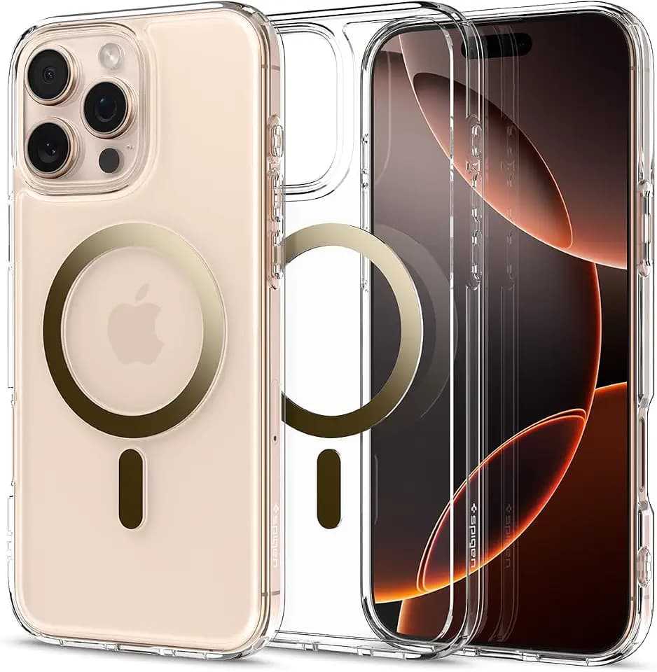 Spigen Ultra Hybrid MagFit for iPhone 16 Pro Case, Gold
