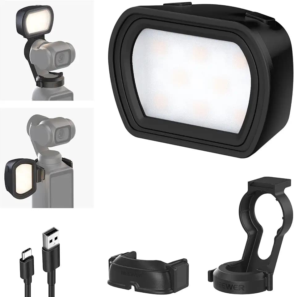 NEEWER Basics Magnetic Light Compatible with DJI OSMO Pocket 3 Xtra Muse