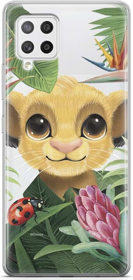 ERT GROUP Handyhülle für Samsung A42 5G Original und offiziell Lizenziertes Disney Muster Simba & Friends 002 optimal an die Form des Handy angepasst, teilweise transparent
