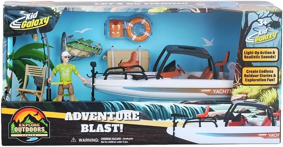 Adventure Blast Fishing Fun Playset for Kids Ages 3+