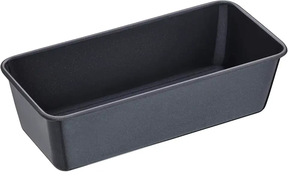 Original Kaiser La Forme Plus Brotbackform 35 cm, Backform für 1500g Brote, Emailleboden, Kastenform Kuchen Brote, beschichtet, sauerteigbeständig, Schwarz