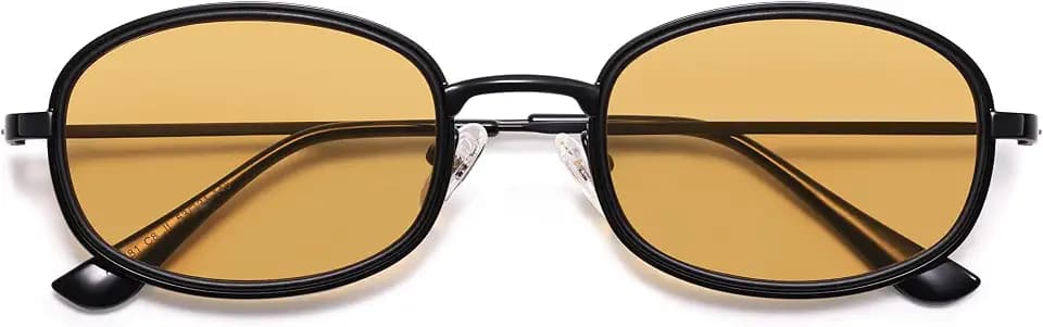 Appassal Retro Oval Sunglasses for Women Men AP3681