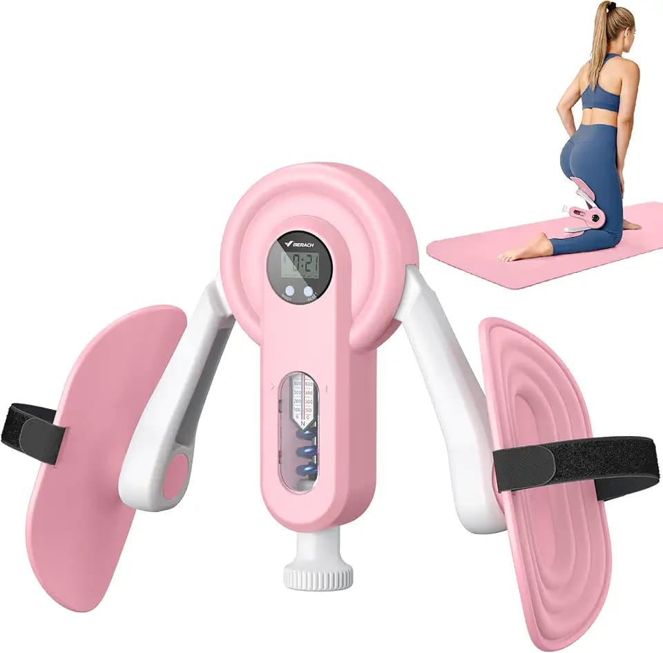 MERACH Pelvic Floor Exercise Devices, Adjustable Resistance, Thigh Trainer