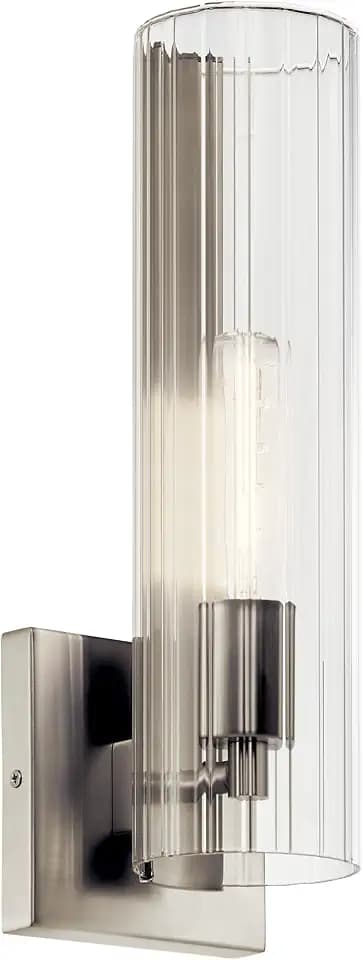 Kichler Jemsa 14" 1-Light Wall Sconce Light, Brushed Nickel