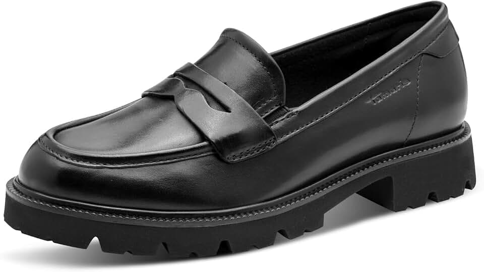 Tamaris Damen Tamaris Damen Wide Fit Slipper Leder 8-84700-47Slipper