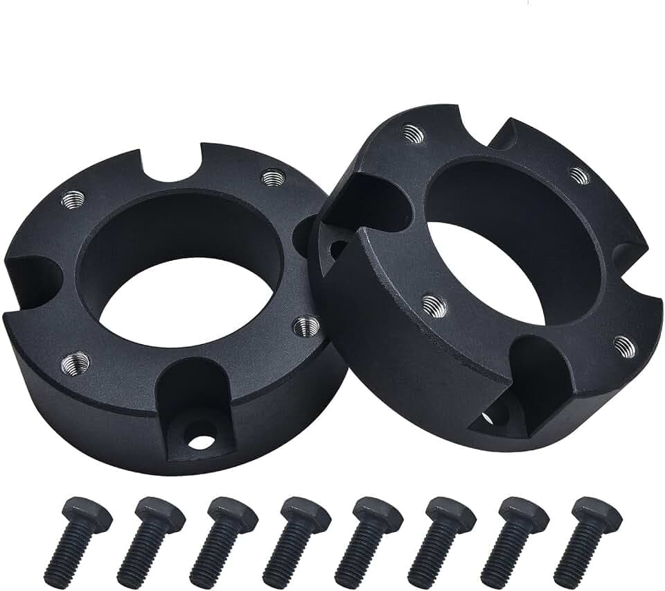 BDFHYK 3.0 inch Front Leveling Lift Kit Lift Strut Spacers Compatible with Toyota Tundra 2WD /4WD 2007-2021, Compatible with Toyota Sequoia 2WD/4WD 2007-2021