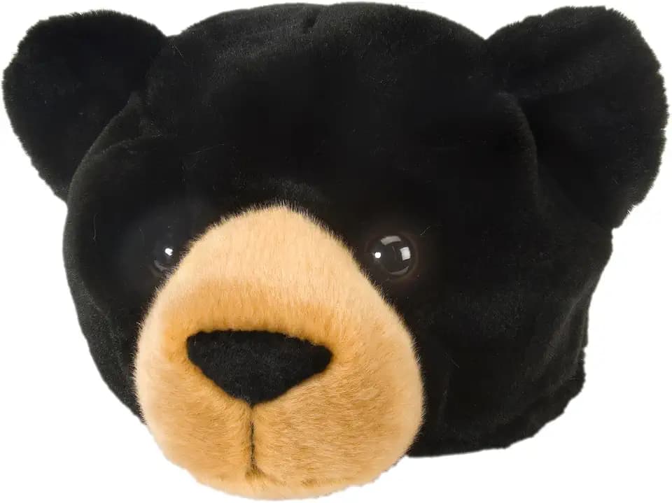 Wild Republic Black Bear Hat - 12"