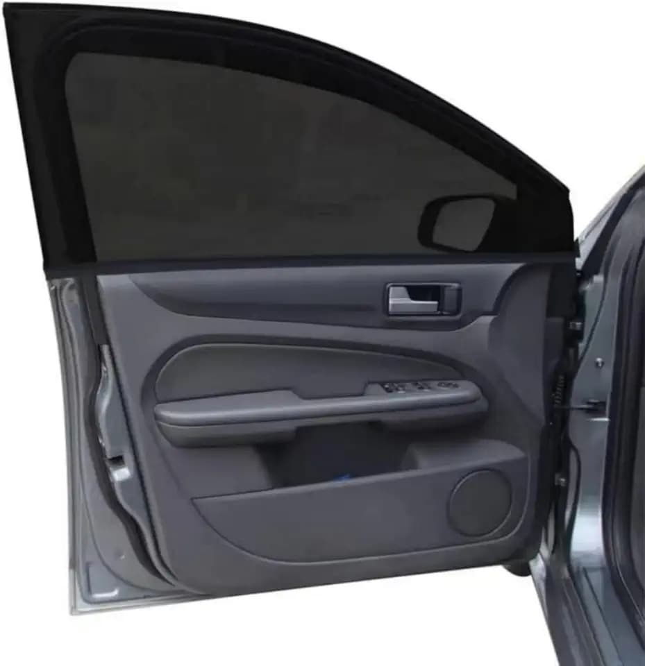 2 Pack Car Front Side Window Shades Mesh Cover for Camping 20''x40''