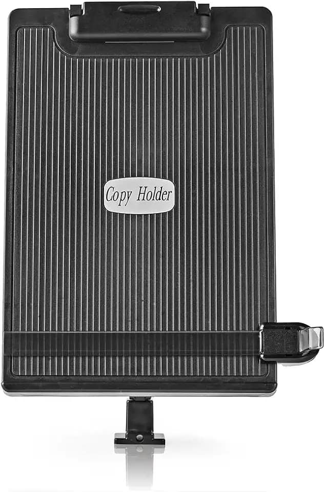 Nedis Vorlagenhalter Ergonomischer Aktenhalter | Vollbeweglich | Tischhalterung | Schwarz Grau/Schwarz, ERGOCH300BK