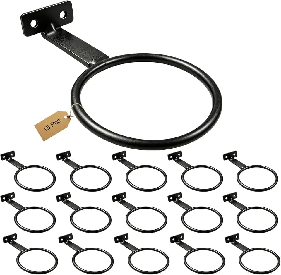 15 Pcs Baseball Softball Display Holder Baseball Wall Mount Holders Wall Mount Rack for Display Storage (15 Pack, High bottom)