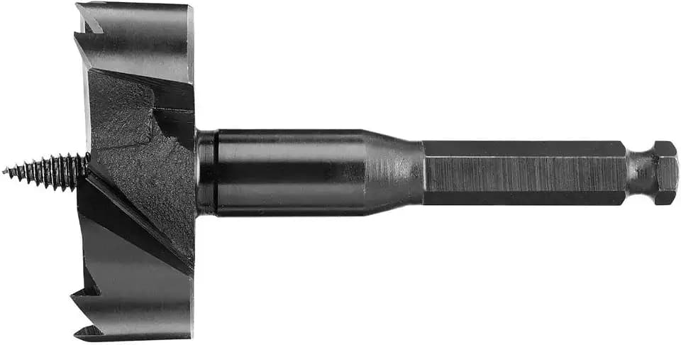 Dewalt Rapid-Holz/Forstnerbohrer, 117 mm ø (geeignet für den Einsatz in Bohrmaschinen, für saubere Durchbruchsbohrungen in Hart & Weichholz, Holzdielen, Altbaudecken, Gipskartonplatten) DT4590