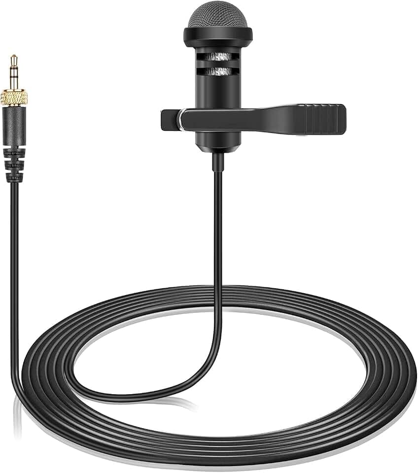 Lavalier Microphone for Sennheiser Wireless Bodypack Transmitter, Lapel Mic