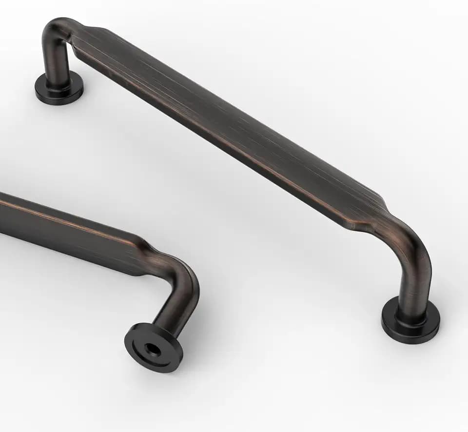 Asidrama 10 Pack 5 inch Oil Rubbed Bronze Kitchen Cabinet Handles