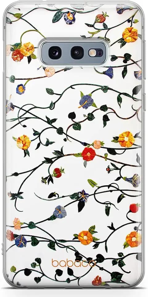ERT Group Handyhülle für Samsung S10e Original und offiziell Lizenziertes Babaco Muster Flowers 008 optimal an die Form des Handy angepasst, hülle aus TPU