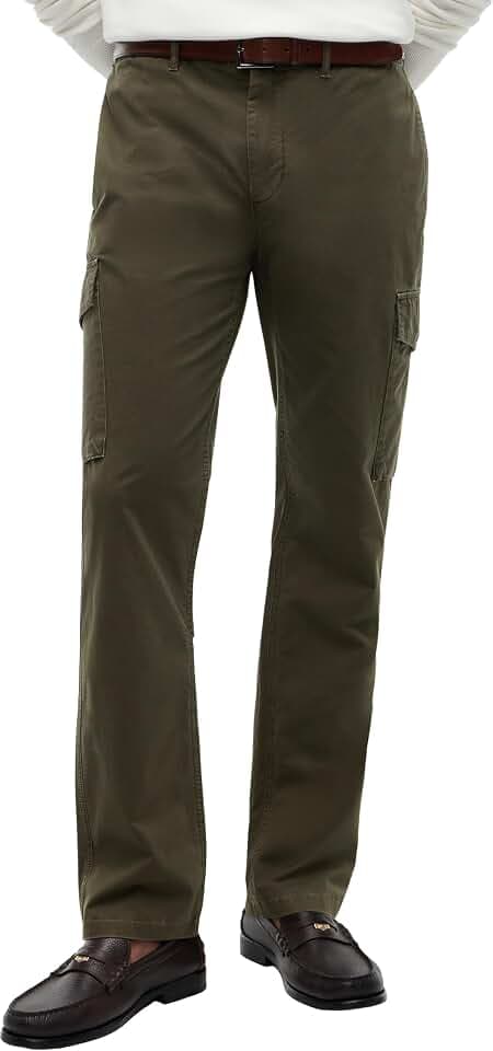 Tommy Hilfiger Herren Cargo Hose Denton Twill mit Taschen