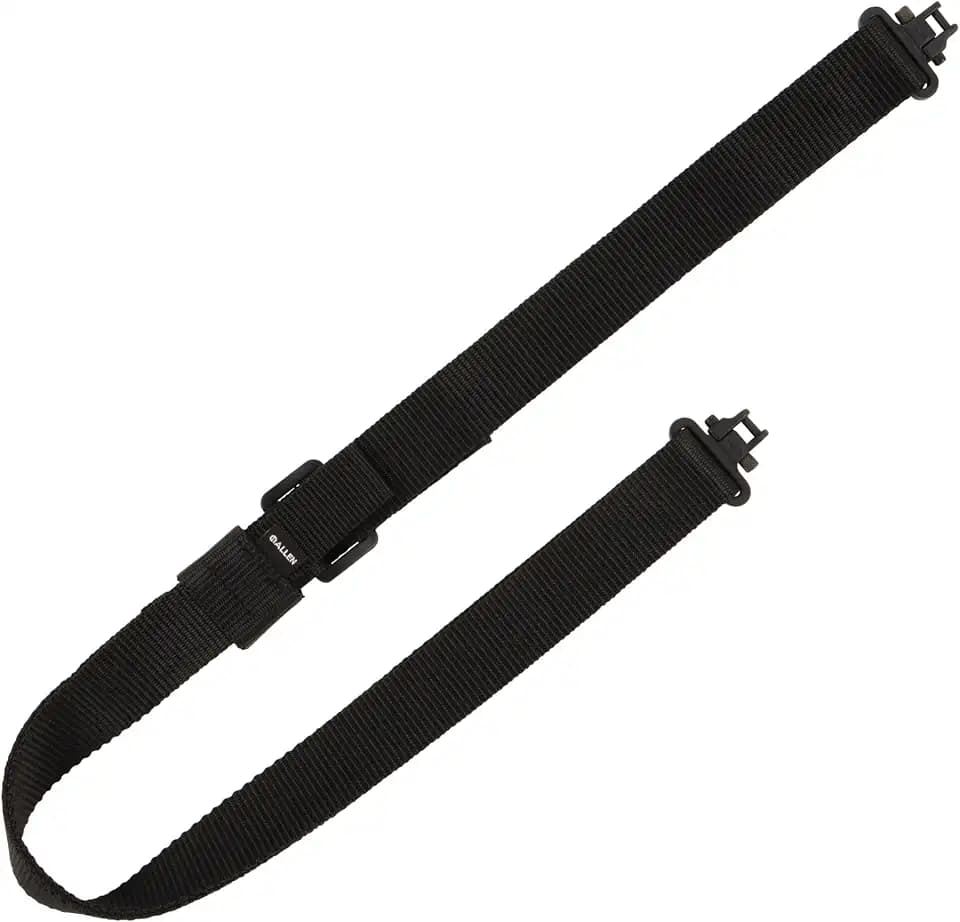 Allen Company Quick Adjusting 1 1/4-Inch Web Rifle Sling with Sling Swivels Installed