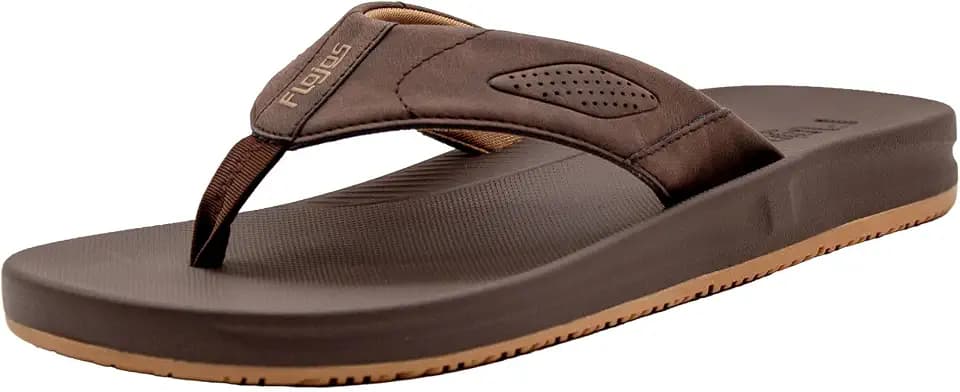 Flojos Vincente Men's Flat Sandal, On Memex Bed