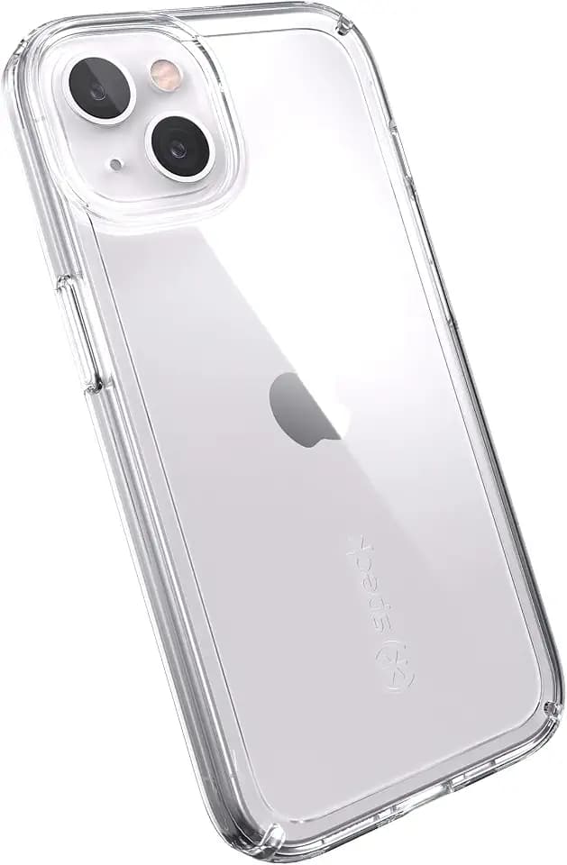 Speck MagSafe Case for iPhone 13 - Drop & Camera Protection, Clear Phone Case, Wireless Charging Compatible, Fits All 6.1 Inch Models - Clear