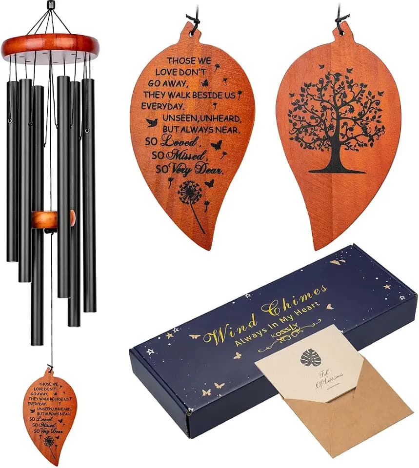 Sympathy Wind Chimes,32" Memorial Wind Chimes for Loss of Loved One