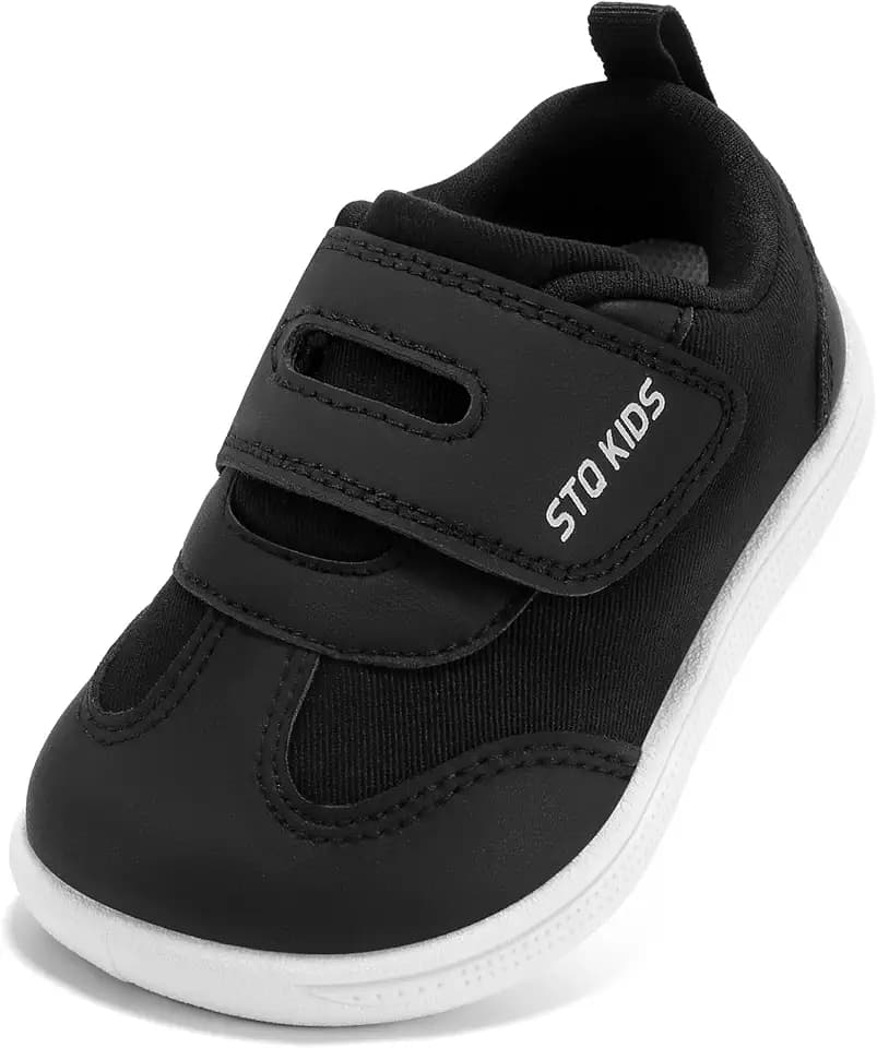 STQ KIDS Toddler Wide Toe Box Shoes Boys Girls Barefoot Sneakers