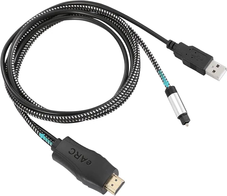 UNSTINCER HDMI Audio Extractor eARC ARC zu Optical Toslink SPDIF Konverter