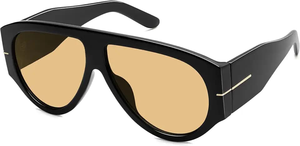 Oversized Retro Aviator Sunglasses Womens Mens AR82227