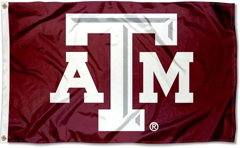 Texas A&M Aggies Gray Beveled Flag