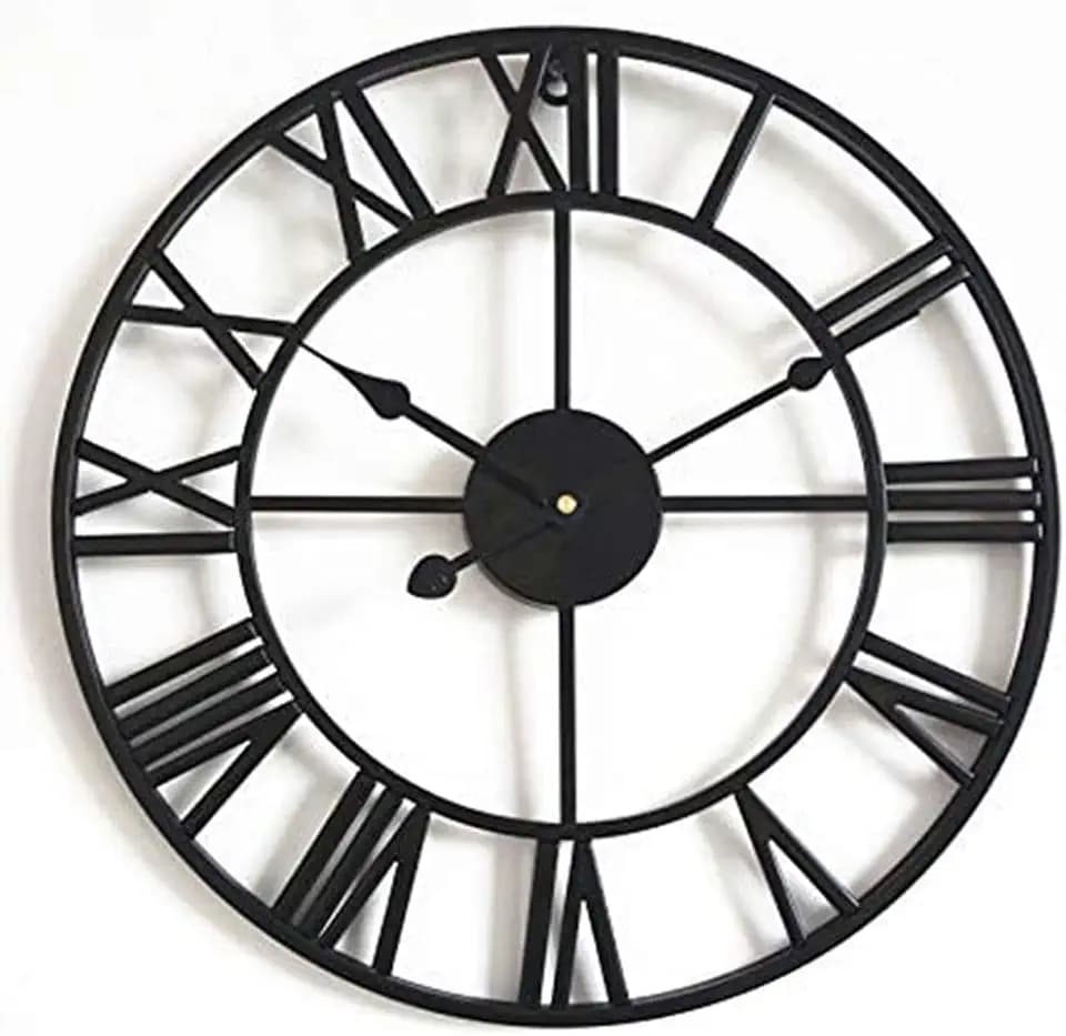 ACCSHINE Groß Wanduhr Ohne TickgeräUsche 40cm Vintage Wanduhren