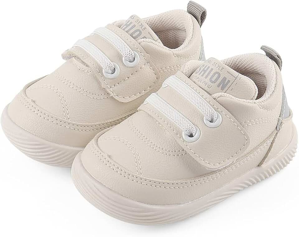 LACOFIA Baby Jungen Mädchen Lauflernschuhe Kleinkind rutschfeste Gummisohle Erste Sneaker