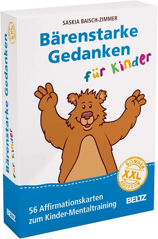 Bärenstarke Gedanken für Kinder XXL-Sonderedition: 56 Affirmationskarten zum Kinder-Mentaltraining (Kartensets für die pädagogische Praxis)