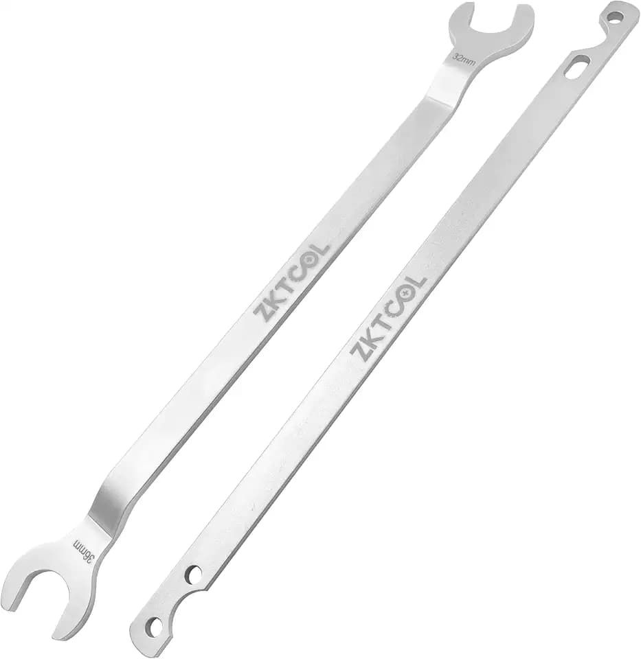 ZKTOOL Fan Clutch Wrench Set 32mm 36mm for BMW Ford GM Chevy - Water Pump