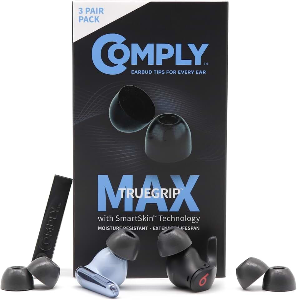 Comply TW-200-C TrueGrip MAX Memory Foam Ear Tips
