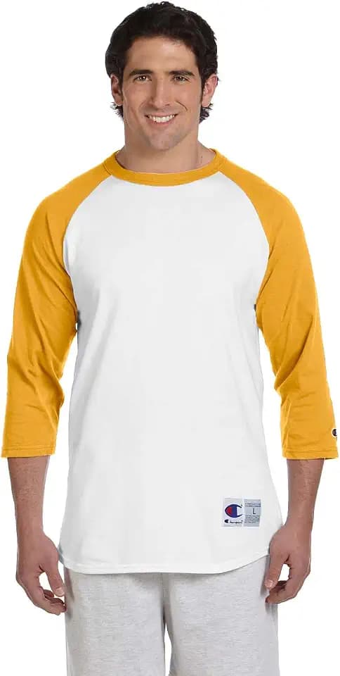 Champion Mens Raglan Baseball T-Shirt