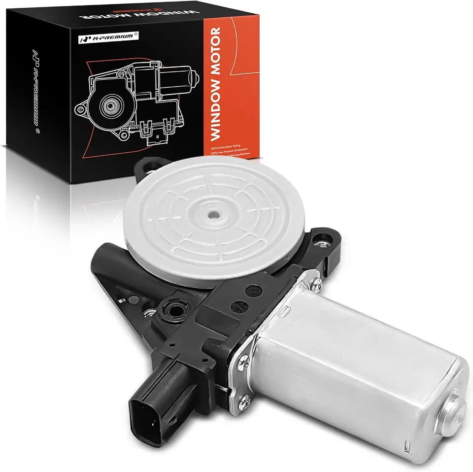 A-Premium Power Window Lift Motor Front Passenger Side, with 2-Pin Plug