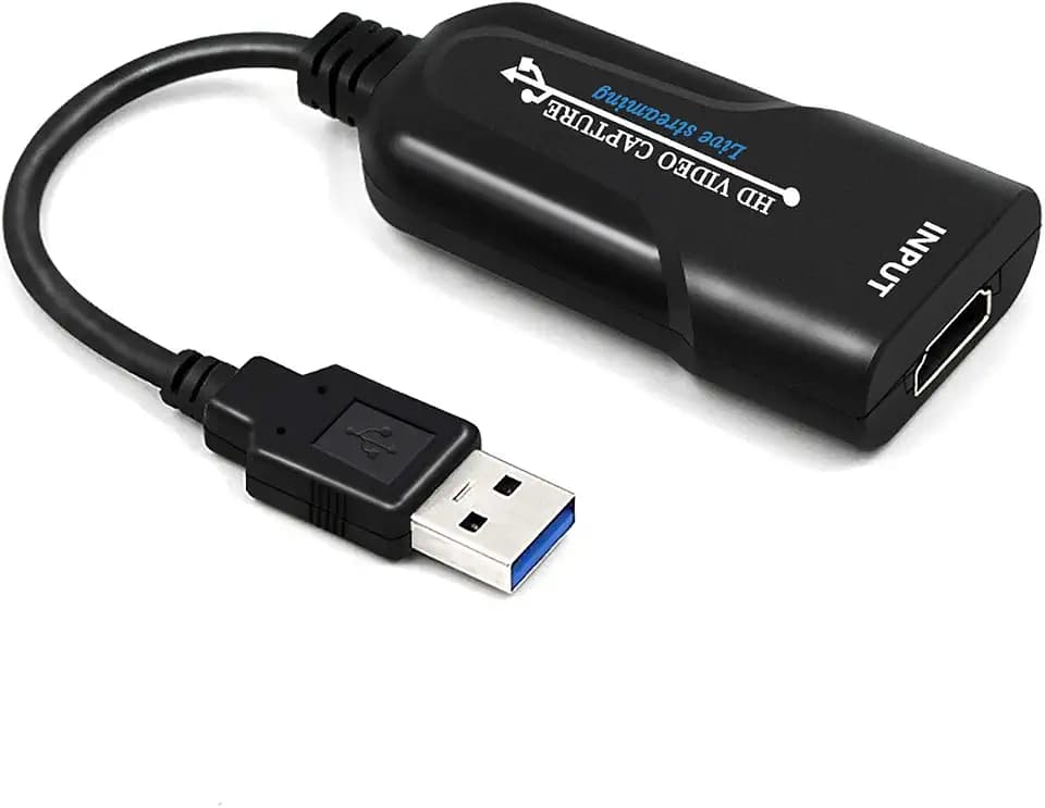 HDMI Game Capture Card, 1080P 60fps Video Grabber Recorder USB 2.0 für PS4 Mac Xbox one Nintendo Capture Card Switch Videoaufnahmekarte Streaming Zubehör