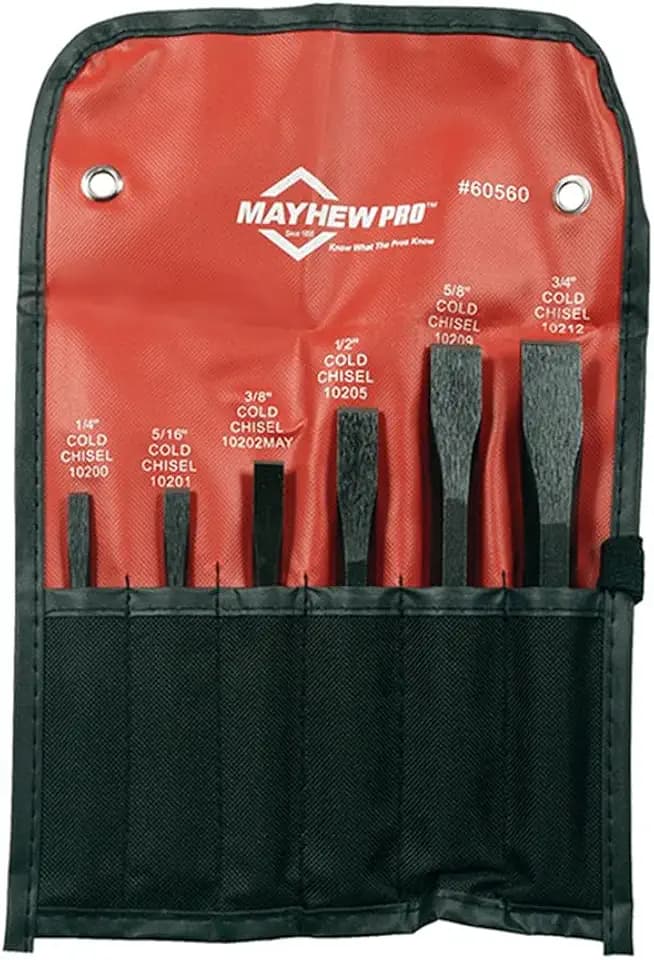Mayhew Pro 60560 Cold Chisel Kit, 6-Piece