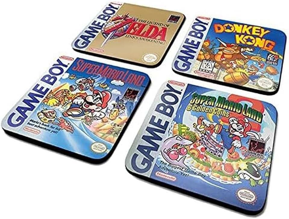 Nintendo CSP0022 Untersetzer, Kork, Mehrfarbig