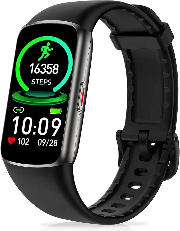 Zeacool Fitness Tracker with 24/7 Heart Rate, Blood Oxygen Sleep Monitor, 123 Sports Modes,IP68 Waterproof Step Counter Activity Trackers Health Pedomete