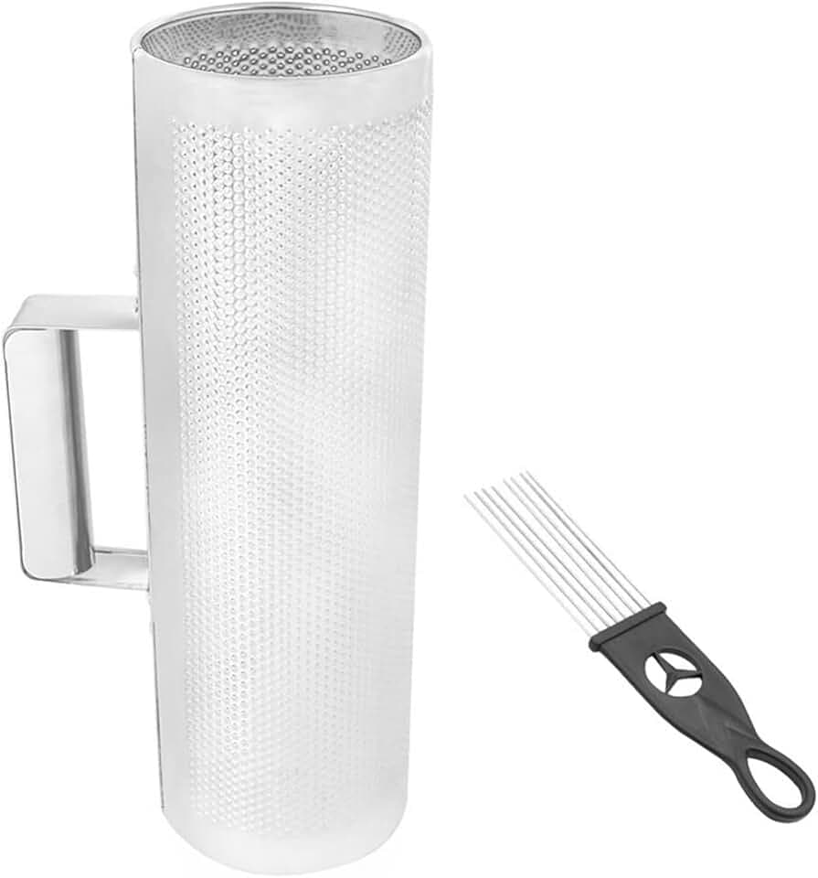 Guiro, Langlebig aus Edelstahl mit Schaber, Metall Percussion-Instrument, Feine Verarbeitung for Professionelle Musiker, Musikschulen und Heimgebrauch