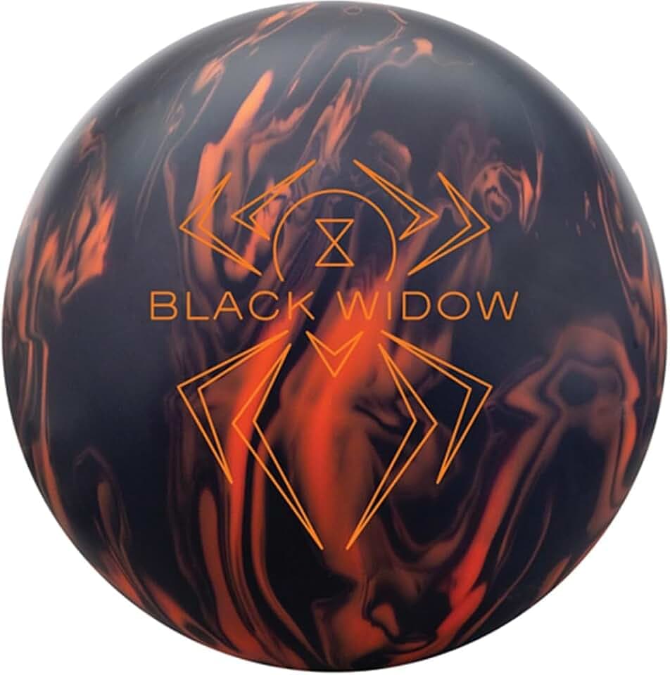Hammer PRE-DRILLED Black Widow 3.0 Bowling Ball - Black/Orange 16lbs